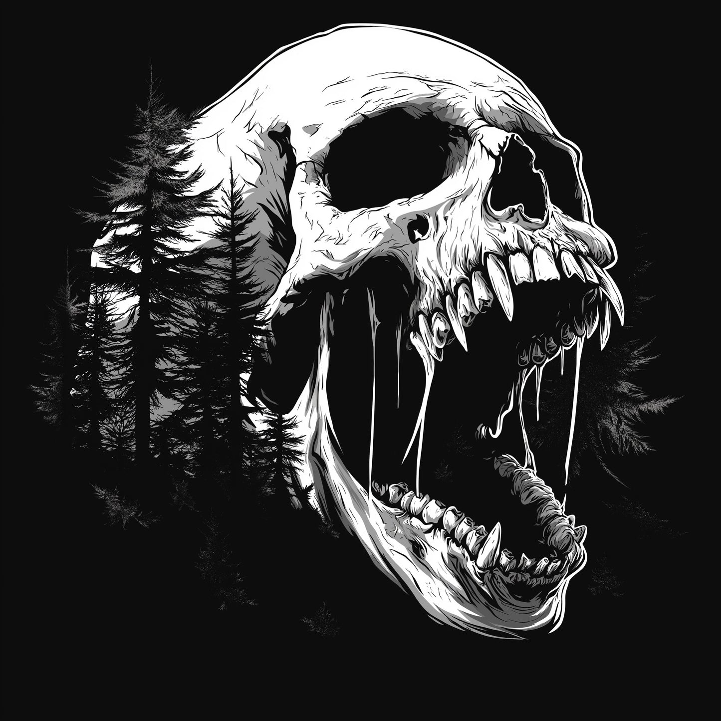 Fanged Skull by David